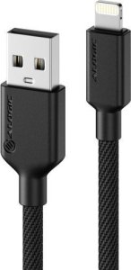 Kabel USB Alogic USB-A - Lightning 2 m Czarny (ELPA8P02-BK) 2