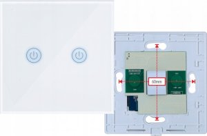 Art SMART WYŁĄCZNIK ŚWIATŁA WIFI pojedynczy biały ART oem 4