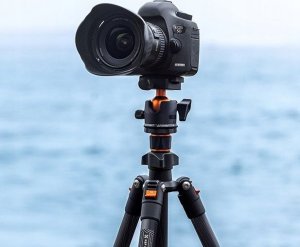 Statyw Kf Ultralekki Statyw K&f Włókna Węglowe Carbon 162cm 8kg Do Aparatu Kamery Telefonu / K254c2-bh-36 / Kf09.123 5