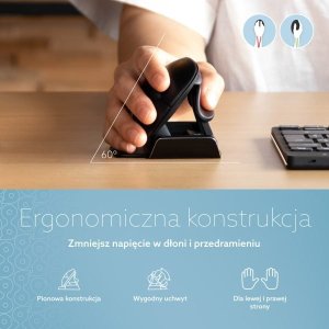 Mysz R-GO Tools R-Go Maus Twister ergonomisch beidhändig USB u. Bluetooth sw 4