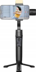 Gimbal Hohem Gimbal 3-os. Stabilizator Do Telefonu / Smartfona + Lampa Led / Hohem Isteady Mobile+ Kit 2024 5