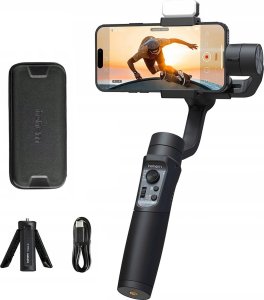 Gimbal Hohem Gimbal 3-os. Stabilizator Do Telefonu / Smartfona + Lampa Led / Hohem Isteady Mobile+ Kit 2024 8