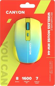 Mysz Canyon CANYON Mysz MW-44 Żółto-niebieska 6
