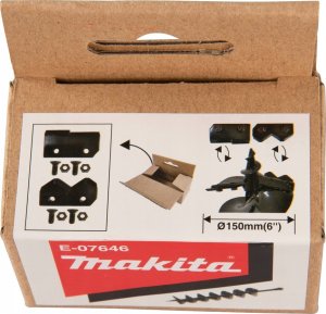 Makita Makita replacement blade for earth drill 150mm (2 pieces (flat + pointed)) 5