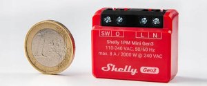 Shelly Shelly Plus 1PM Mini Gen3, relay (red) 2
