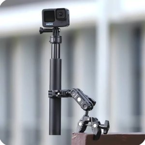 Ulanzi Mocowanie Uchwyt Imadło Magic Arm 2x Klips Zacisk + Głowica 3d 1/4"" / Ulanzi C017 / C046gbb1 5