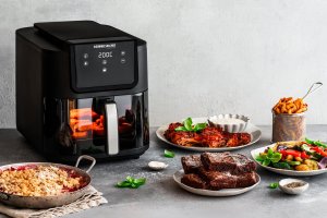 Frytkownica beztłuszczowa Rommelsbacher hot air fryer FRH 1700 XXL (black, 1,700 watts) 2
