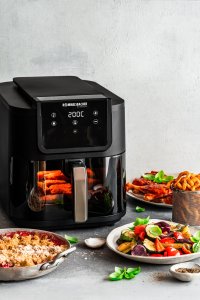 Frytkownica beztłuszczowa Rommelsbacher hot air fryer FRH 1700 XXL (black, 1,700 watts) 3
