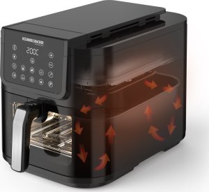 Frytkownica beztłuszczowa Rommelsbacher hot air fryer FRH 1700 XXL (black, 1,700 watts) 5