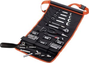 Zestaw narzędzi Black+Decker BLACK+DECKER Mechanic Set with Roll Bag 76 Piece Tool Set (Black/Orange) 1