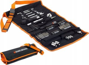 Zestaw narzędzi Black+Decker BLACK+DECKER Mechanic Set with Roll Bag 76 Piece Tool Set (Black/Orange) 8