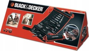 Zestaw narzędzi Black+Decker BLACK+DECKER Mechanic Set with Roll Bag 76 Piece Tool Set (Black/Orange) 10