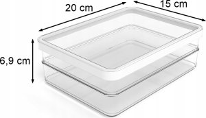 Rotho Rotho Loft 2 x 0,85 L przezroczysty 10