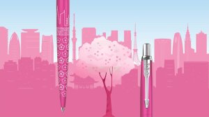 Parker Długopis Specjalny Edit.Global Icons Tokyo pink pudełko na prezent 10