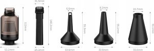 Ulanzi Zestaw Końcówek Adapterów Adaptery Do Odkurzacza Dmuchawki Ulanzi Bs380 3