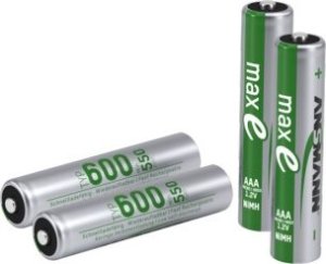 Ansmann 1x4 Ansmann NiMH Accu Micro AAA Typ.600 min.550 mAh   1311-0005 1