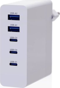 Ładowarka Verico Verico Ladegerät MOJO GaN 140W PD, 5-Port (USB-A & USB-C) WH retail 3