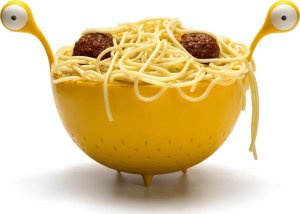 Ototo OTOTO Spaghetti Monster yellow Colander 1