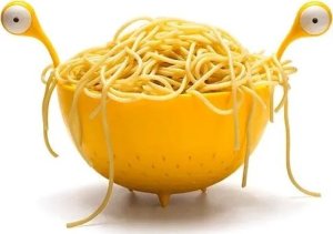Ototo OTOTO Spaghetti Monster yellow Colander 9