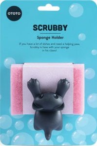 Ototo OTOTO Scrubby Grey Sponge Holder 5