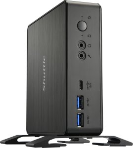 Komputer Shuttle Shuttle Barebone NC40U5 Black (Core i5-1235U) 24/7, Dual Video, Ultra HD 4
