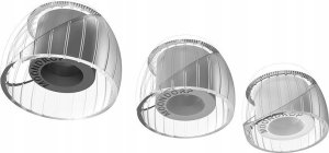 Moondrop Moondrop Spring Tips  - rozm. S - Silikonowe końcówki douszne 2