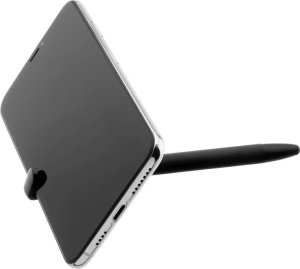 Długopis 3D Fixed Fixed Pen 3 w 1 z podstawką, antybakteryjna powierzchnia, aluminiowy korpus, czarny 2