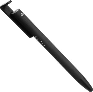 Długopis 3D Fixed Fixed Pen 3 w 1 z podstawką, antybakteryjna powierzchnia, aluminiowy korpus, czarny 3
