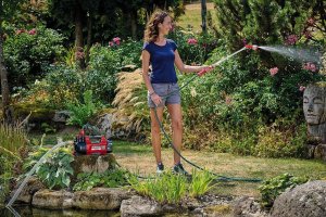 Einhell cordless garden pump AQUINNA 18/28, 18 volts (red/black, without battery and charger) 2
