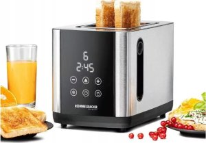 Toster Rommelsbacher Rommelsbacher Toaster Sunny TO 850 (stainless steel/black, 800 watts, for 2 slices of toast) 1