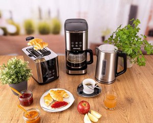 Toster Rommelsbacher Rommelsbacher Toaster Sunny TO 850 (stainless steel/black, 800 watts, for 2 slices of toast) 5