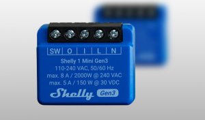 Shelly Shelly 1 Mini Gen3, relay (blue) 12