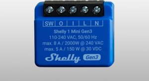 Shelly Shelly 1 Mini Gen3, relay (blue) 10
