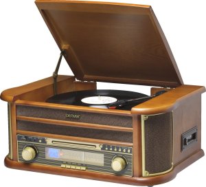 Radio Denver Drewniane centrum muzyczne retro Denver MCR-50MK3 z gramofonem/UO 1