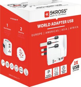 Skross Skross Pro Light USB World (2xA) 7