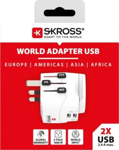Skross Skross Pro Light USB World (2xA) 9