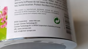 JVC JVC BD-R 25GB 6X INKJET WHITE PRINTABLE WATERPROOF PHOTO GLOSSY CAKE*25 70L71KJCK0005 5