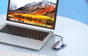 Adapter USB Vention USB-C do HDMI, 3x USB 3.0, Ethernet RJ45, PD, 15cm 7