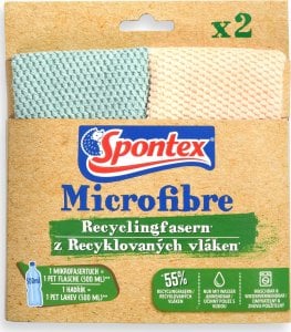 Spontex Spontex Microfibre Recyclingfasern x2 1