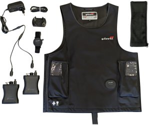 Glovii Wodoodporna, ogrzewana kamizelka do nurkowania, w zestawie z dwiema bateriami i pilotem 5