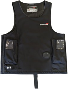 Glovii Wodoodporna, ogrzewana kamizelka do nurkowania, w zestawie z dwiema bateriami i pilotem 6