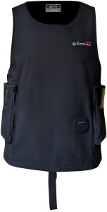 Glovii Wodoodporna, ogrzewana kamizelka do nurkowania, w zestawie z dwiema bateriami i pilotem 7