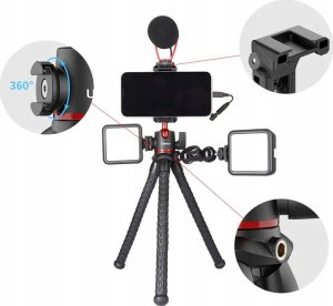 Statyw Ulanzi Giętki Statyw Elastyczny Głowica Uchwyt Aparat Kamera Telefon Ulanzi / Mt-33 12