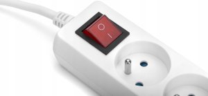 Montis Przedłużacz sieciowy 5 gn. 5m z przeł. biały MT119-5 MONTIS 2