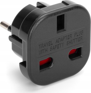 Montis Przejście AC wt. polski - gn. UK czarny MT122-C MONTIS 2