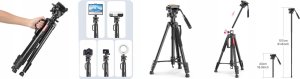 Statyw Ulanzi Statyw Monopod 183 Flat Lay Głowica Olejowa Do Aapratu Kamery / Vt-02 Select 13