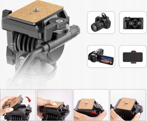 Statyw Ulanzi Statyw Monopod 183 Flat Lay Głowica Olejowa Do Aapratu Kamery / Vt-02 Select 14