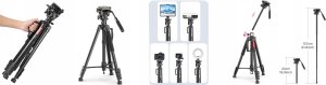 Statyw Ulanzi Statyw Monopod 183 Flat Lay Głowica Olejowa Do Aapratu Kamery / Vt-02 Select 16