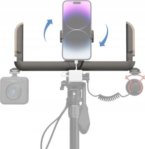 SmallRig Stabilizator Grip Uchwyt Vlog Do Telefonu Smartfona 2x Stopka Iso Składany / Smallrig P20 / 4047 3