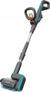 Gardena GARDENA cordless multi-cleaner AquaBrush Patio 18V P4A solo, hard floor cleaner (grey/turquoise, without battery and charger, POWER FOR ALL ALLIANCE) 1